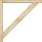 Ekena Millwork Traditional Block Rough Sawn Bracket w/ Offset Brace, Douglas Fir, 4"W x 34"D x 34"H BKT0402X34X34TRA05RDF - alternate 2